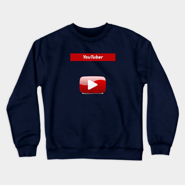 YouTuber Crewneck Sweatshirt by DESIGNSBY101